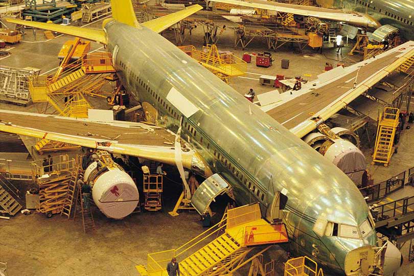 航空航天領(lǐng)域，測飛機材料疲勞、損傷、裂紋